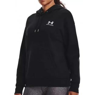 Sweat Noir Femme Under Armour Essential Fleece pas cher