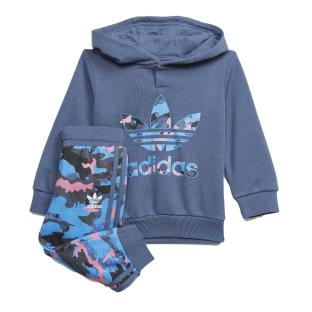 Survêtement Bleu Fille Adidas HK0319 pas cher