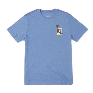 T-shirt Bleu Garçon RVCA Snake pas cher