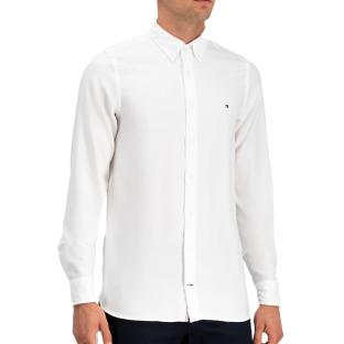 Chemise Manches Longues Blanc Homme Tommy Hilfiger Casual pas cher