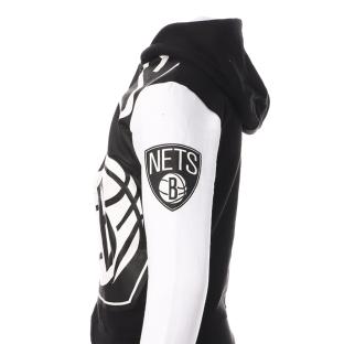 Sweat Zippé Noir Garçon NBA Brooklyn Nets vue 3