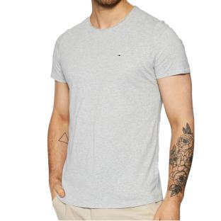 T-shirt Gris Chiné Homme Tommy Hilfiger Slim Jaspe pas cher