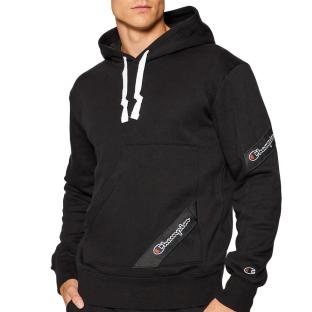 Sweat à capuche Noir Homme Champion 216549 pas cher