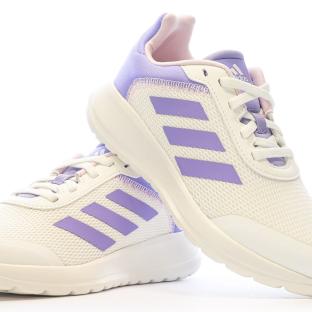 Baskets Blanc/Violet Fille Adidas Tensaur Run 2.0 K vue 7