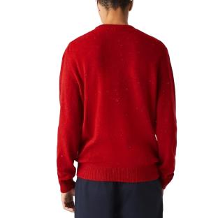 Pull Rouge Homme Lacoste Tricot AH2341 vue 2