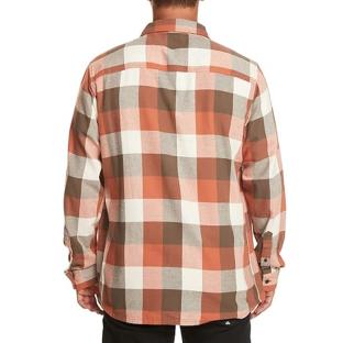 Chemise Orange à Motifs Homme Quiksilver Motherfly vue 2