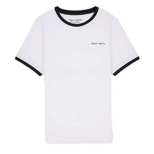 T-shirt Blanc Garçon Teddy Smith 61007493D pas cher