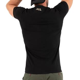 T-shirt Noir Homme Von Dutch WIND vue 2