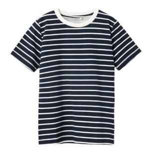 T-shirt à Rayures Blanc/Bleu Garçon Name it Joe pas cher