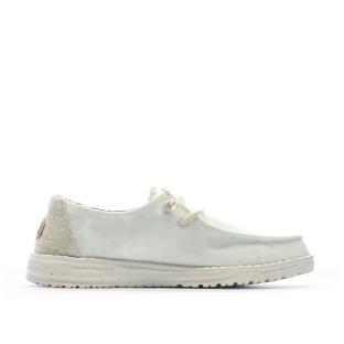 Chaussures Blanches Femme Hey Dude Wendy Fringe vue 2