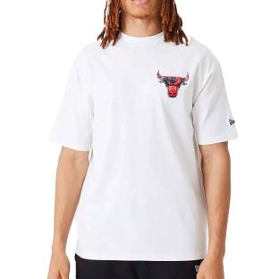 Chicago Bulls T-shirt Blanc Homme New Era 60332136 pas cher