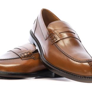 Mocassins Cognac Homme Geox Artenova vue 7