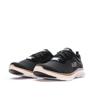 Chaussures de Sport Noir/Rose Femme Skechers Flex Appeal vue 6