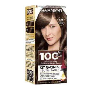 Coloration Cheveux Permanente 5.0 Kit Racines Garnier Chatain Clair Sensation pas cher