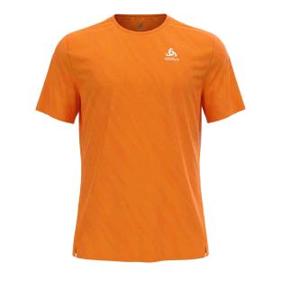 T-shirt Orange Homme Odlo Zeroweight pas cher