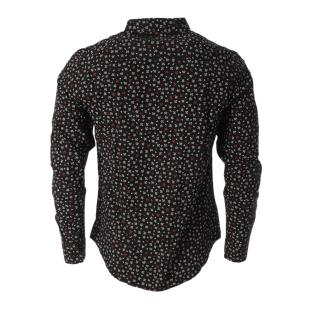 Chemise Noire Homme RMS26 Liberty vue 2