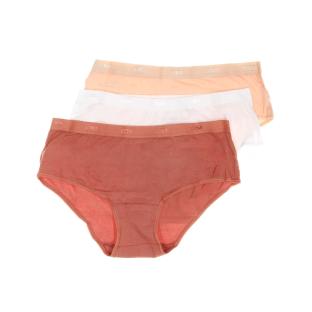 X3 Boxers Rose/Blanc Femme Dim Eco pas cher