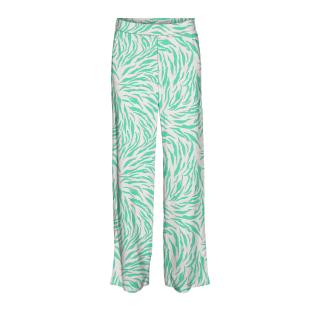 Pantalon Fluide Vert/Jaune/Rose à Motifs Femme Vero Moda Easy Joy pas cher