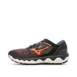 Chaussure Running Noir/Orange Femme Mizuno Wave Horizon 5 W pas cher