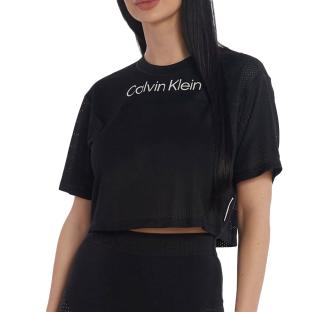 T-shirt de sport Noir Femme Calvin Klein Jeans Ss T-shirt pas cher