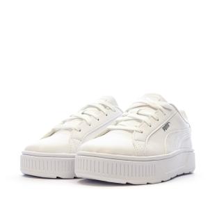 Baskets Blanches Fille Puma Karmen vue 6