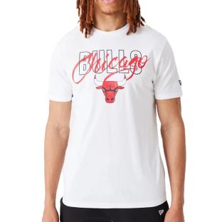 T-shirts Blanc Homme New Era Chicago Bulls pas cher