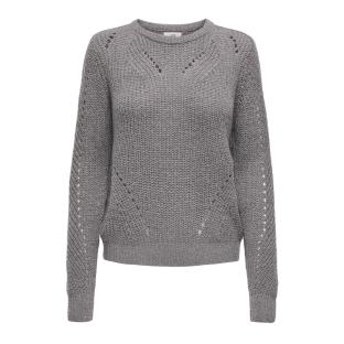 Pull en Maille Gris Femme JDY Felo Struc pas cher