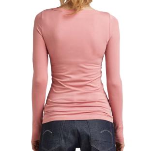 T-shirts Manches Longues Rose Femme G-Star Base R vue 2