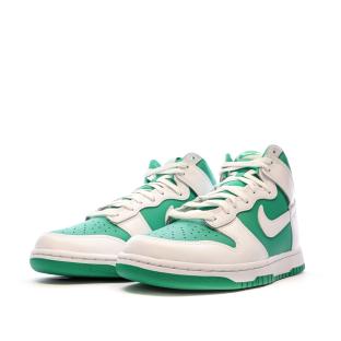 Baskets Blanches/Vertes Homme Nike Dunk vue 6