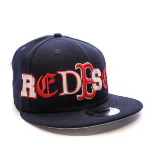 Casquette Marine/Rouge Homme New Era Team Typography vue 2