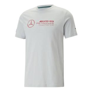 T-shirt Gris Homme Puma Mercedes Fd Mapf1 Logo pas cher