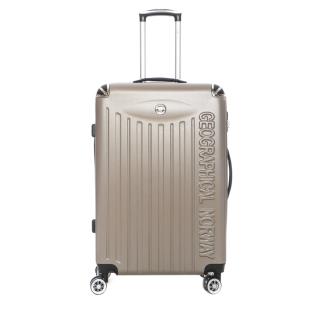 Valise Beige Geographical Norway Softless 28 pouces pas cher