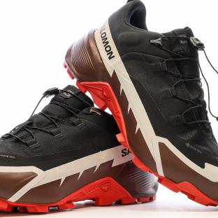 Chaussures de randonnée Noir/Rouge Homme Salomon Cross Hike vue 7