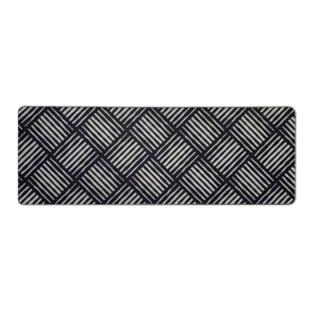 Tapis Gris/Noir Luance 50x120cm Africa pas cher