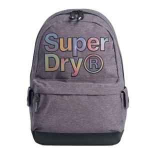 Sac à Dos Gris Femme Superdry Rainbow Infill Montana pas cher