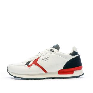 Baskets Blanches Homme Pepe jeans Brit Basic pas cher