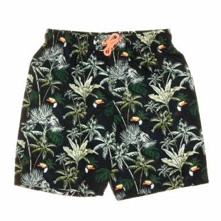 Short de bain Noir/Vert Garçon Sun project 3063 pas cher