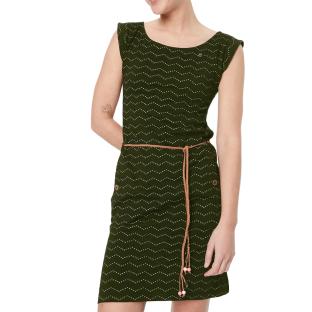 Robe Vert Femme Ragwear Zig Zag pas cher