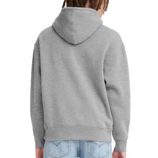 Sweat à Capuche Gris Homme Levi's Fleece vue 2