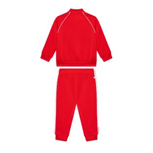 Survêtement Rouge Garçon Adidas Tracksuit vue 2