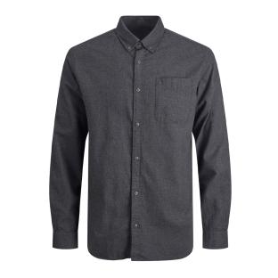 Chemise Manches longues Grise Homme Jack & Jones Oxford pas cher