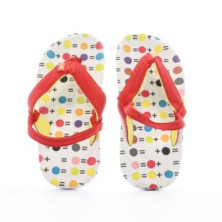 Tongs Rouge/Blanc Mixte Cool Shoe Mini Cool vue 3