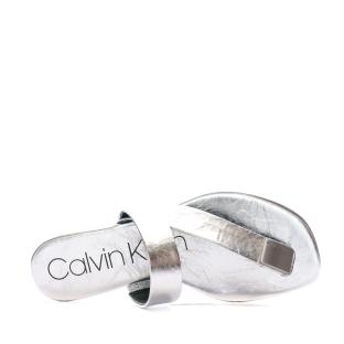 Tong Argenté Femme Calvin Klein Tong vue 4