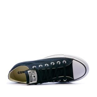 Baskets Plateforme Noires Femme Converse Ox vue 4