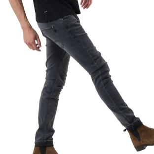 Jean Slim Noir Homme Deeluxe Carlos pas cher