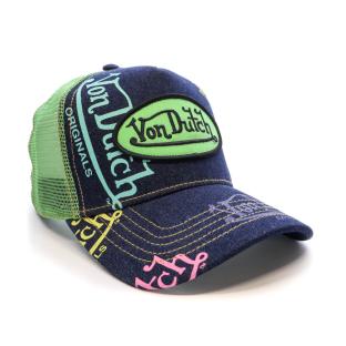 Casquette Marine/Verte Homme Von Dutch 880561 vue 2