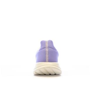 Baskets Blanc/Violet Fille Adidas Tensaur Run 2.0 K vue 3