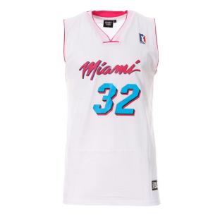 Miami Maillot de basket Blanc/Rose/Bleu Homme Sport Zone SEPL1004 pas cher