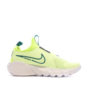 Baskets Garçon Jaune Fluo Nike Flex Runner 2 vue 2