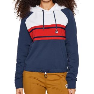 Sweat capuche Marine Femme Fila Burgos Copped Hoody pas cher